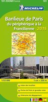 Paris banlieue 11101 carte michelin kaart 2015