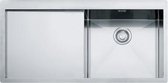 Franke spoelbak Planar PPX211R1 bak links opbouw / slimtop