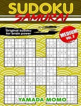 Sudoku Samurai Medium: Original Sudoku For Brain Power Vol. 2