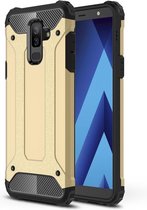Armor Hybrid Hoesje Samsung Galaxy A6 Plus (2018) - Goud