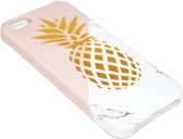 Goud ananas hoesje Geschikt voor iPhone 5/ 5S/ SE