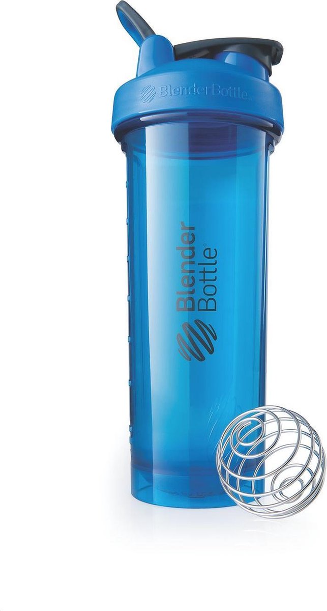 BlenderBottle® | Pro32 | 940 ml | Blauw | Shakebeker | Shaken zonder klonten en zonder te lekken! | BPA-en-Phthalate-vrij | De beste kwaliteit waar je jaren plezier aan hebt!