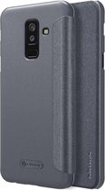 Nillkin Sparkle Series Leather Case Samsung Galaxy A6 Plus 2018 - Black