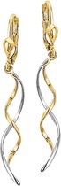 The Jewelry Collection Oorhangers - Bicolor Goud