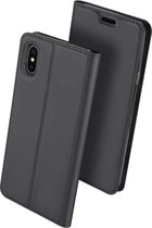 DUX DUCIS Apple iPhone Xs Max Wallet Hoesje - Grijs