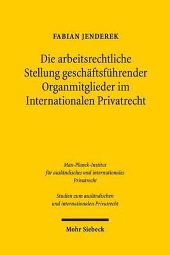 Studien zum ausländischen und internationalen Privatrecht-  ... - cover