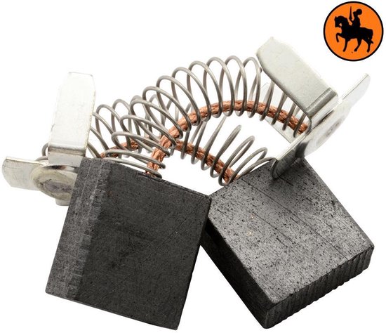 Lot De 2 Paires Balais De Charbon 7x17x17mm Pour Scie à Onglet Rexon M2500A - Remplacement Haute Qualité