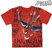 T-Shirt met Korte Mouwen voor kinderen Spiderman 72611