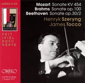 Henryk Szeryng & James Tocco - Mozart: Sonate Kv 454/Brahms: Sonate Op. 100/Beethoven: Sonate Op.30 (CD)