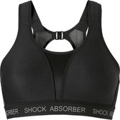 Shock Absorber Ultimate Run Bra Padded Sportbeha Dames - Black Silver