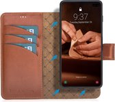 Bouletta Uitneembare 2-in-1 BookCase Samsung Galaxy S10  Burned Cognac