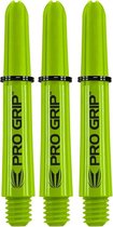 Target Pro Grip Dartshafts - Groen - Short - (1 Set)
