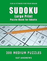 Sudoku Large Print Puzzle Book for Adults