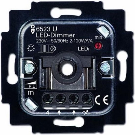 beginnen conversie schuld Busch-Jaeger 6523U LED Dimmer 230V, fase aansnijding 2W-100W | bol.com