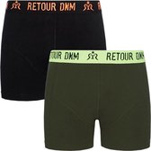 Retour Jeans Jongens Boxershorts 2pk - Dark Blue - Maat 134/140
