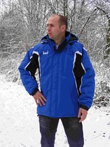 KWD Coachjas Fresco - Kobaltblauw/zwart/wit - Maat 152