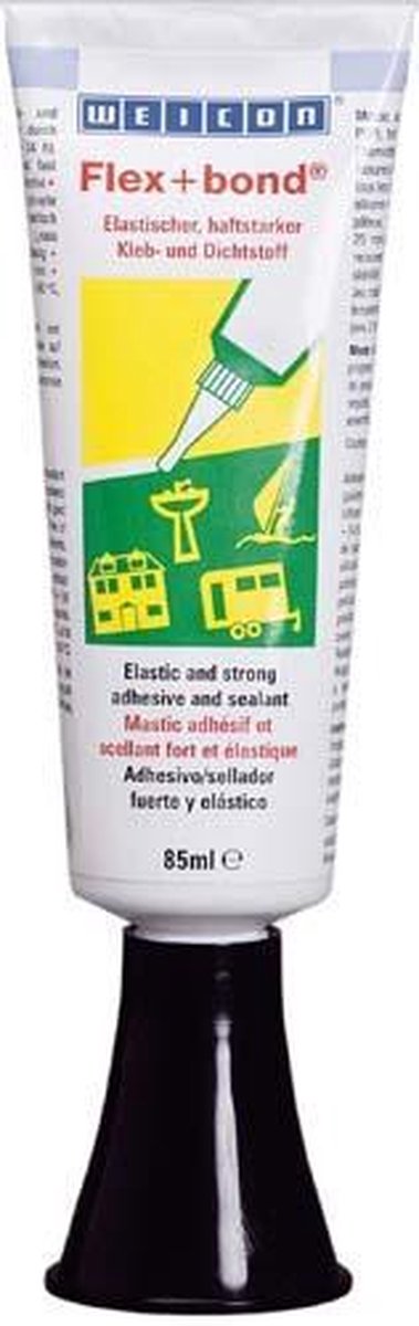 Weicon Lijm- en afdichtmiddel 85ml Flex+Bond zwart