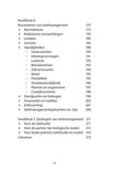 Inhoudsopgave van hoofdstuk 6 en 7 van 'Stiefmanagement', met onderwerpen als bouwstenen en spelregels.