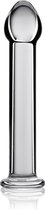Glazen Dildo rechtmodel - kleur transparant