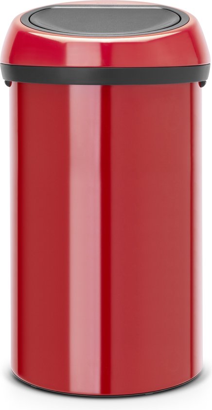 Touch Bin Prullenbak - 60 - Passion Red | bol.com
