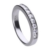 Diamonfire - Zilveren ring met steen