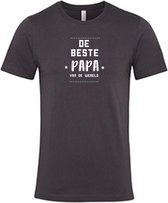 Vaderdag shirt | De beste papa van de wereld | Maat S