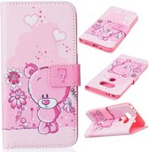 iCarer Bear print wallet case hoesje LG G5