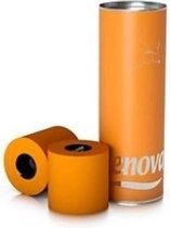 Oranje toiletpapier cadeaukoker