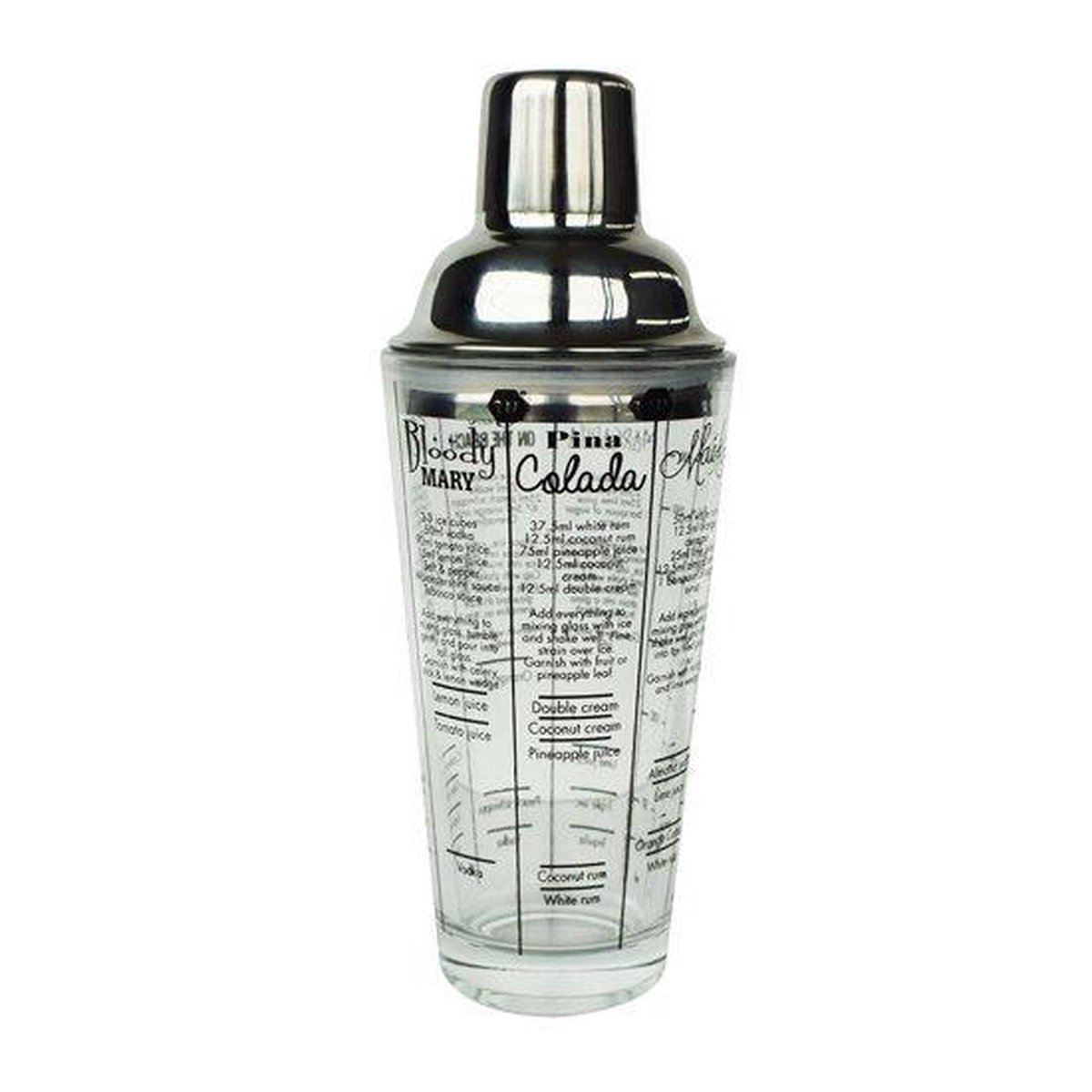 1 Pièce 400ml Acier Inoxydable Verre Shaker À Cocktail Avec