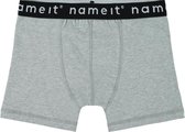 Name it Jongens 2 pack boxershort - GreyM, - Maat 122-128