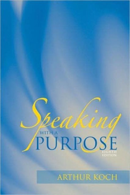 Speaking With a Purpose - cover