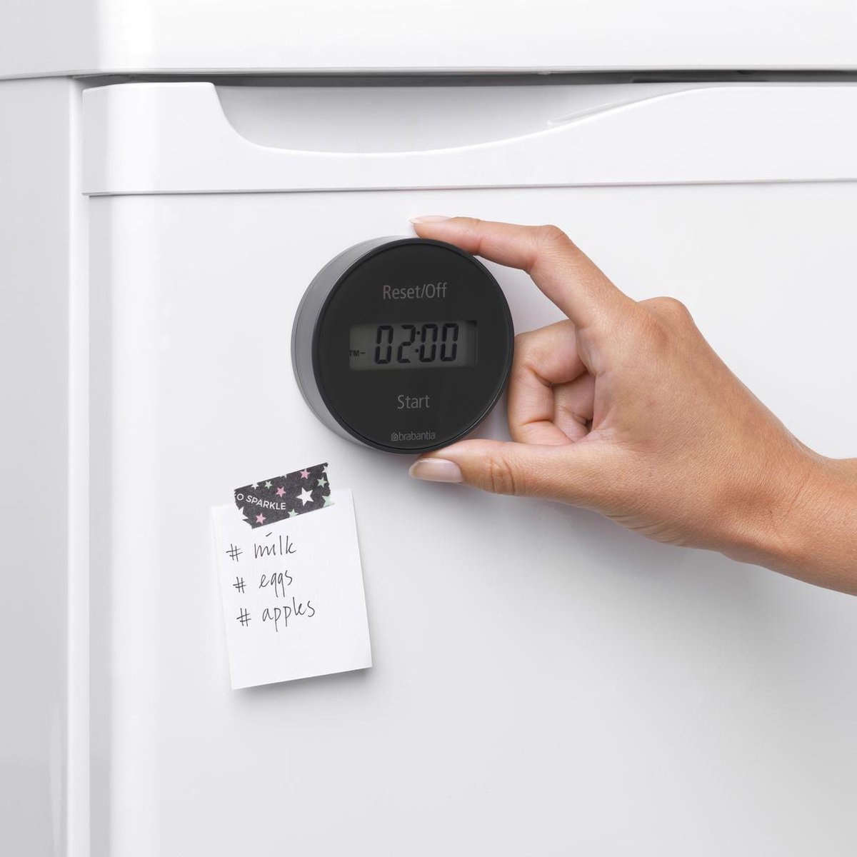 Brabantia Tasty+ Kookwekker - met Magneet - Dark Grey — cadeau in Kookcadeaus - foto 4