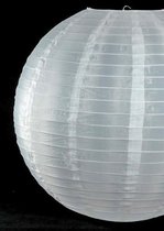 Lampion-Lampionnen Nylon lampion wit - 35 cm - plastic