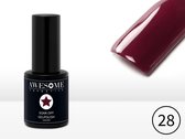 Awesome #28 Bordeaux Rood Gelpolish - Gellak - Gel nagellak - UV & LED