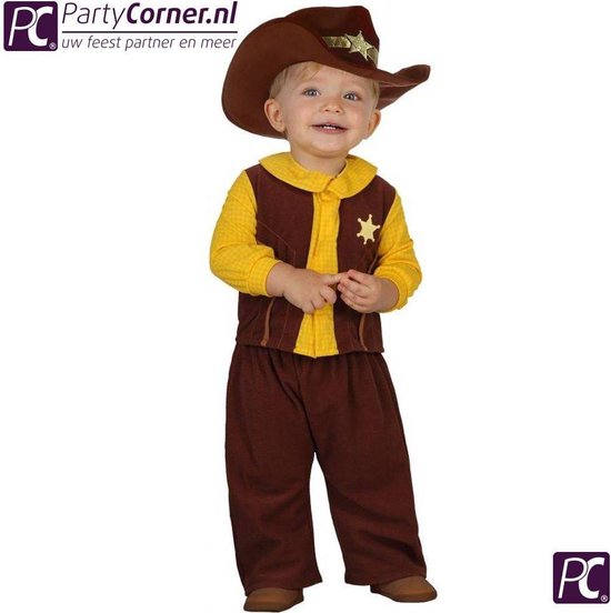 Cowboy kostuum voor baby's - Verkleedkleding - 74/80" | bol.com