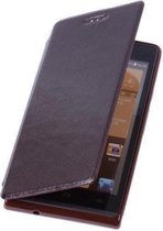 Mocca Huawei Ascend G510 TPU Bookcover Hoesje