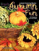 Adult Coloring Books Autumn Fun 47 Grayscale Coloring Pages