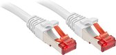 LINDY 0.5m Cat.6 S/FTP kabel, wit