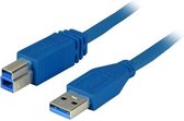 Alcasa USB A - USB B 5m USB-kabel USB 3.2 Gen 1 (3.1 Gen 1) Blauw