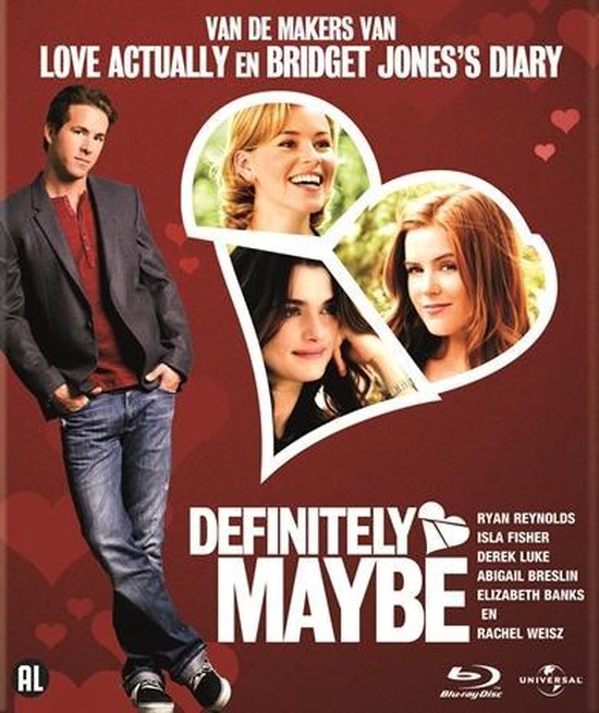 Ryan Reynolds met drie vrouwen in bubbels, "Definitely Maybe"