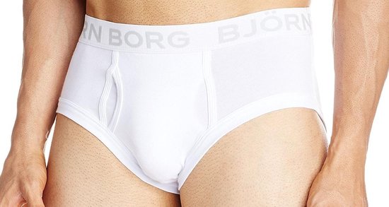 element schoner Krankzinnigheid Bjorn Borg 1-Pack Heren Slips - Heren - Wit - Maat M | bol.com