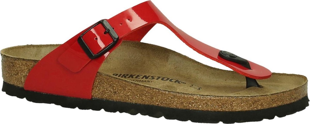 Birkenstock Gizeh Sportieve slippers Dames – Tango Patent BF Rood