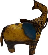 Fairtrade olifant van gerecyclede oliedrums