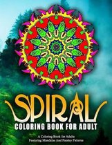 SPIRAL COLORING BOOKS FOR ADULTS - Vol.17