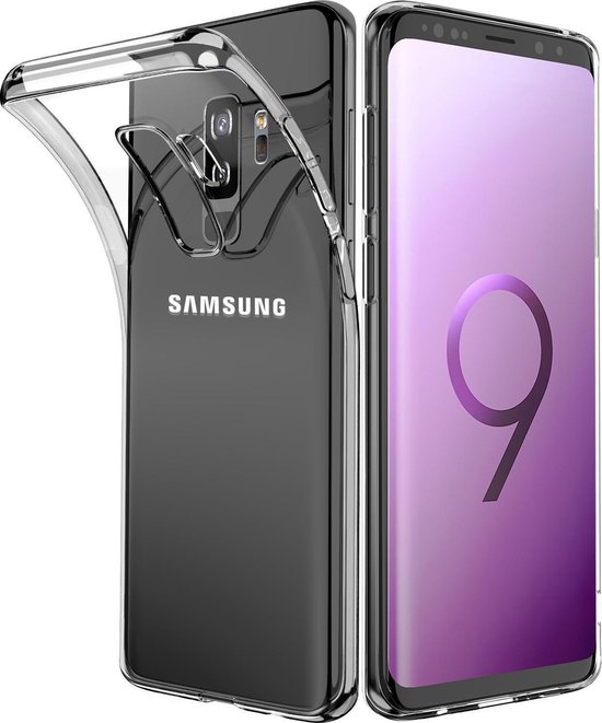 toetje kubus uitglijden Transparant Tpu Siliconen Backcover Hoesje voor Samsung Galaxy S9 + Plus |  bol.com