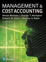 Samenvatting cost accounting - bedrijfseconomie (BECO) - 1e jaar bedrijfsmanagement - Arteveldehogeschool - docente: Veronique Vermoesen