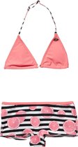 O'Neill Bikini Selva short - Black Aop W/ Pink - 128