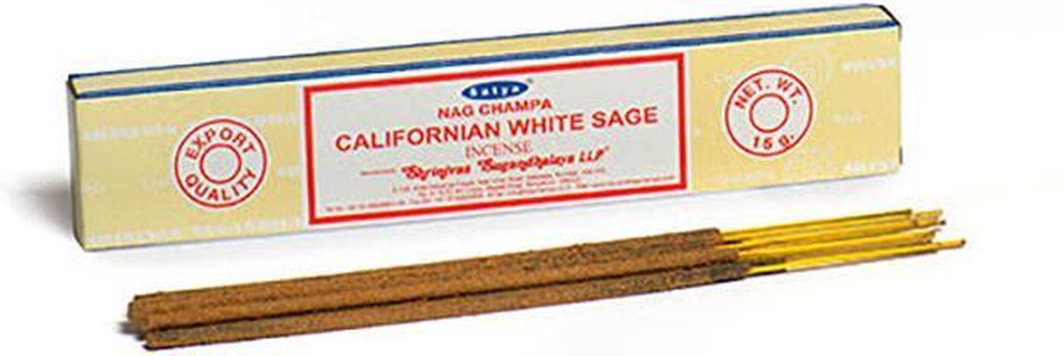 Satya Nag Champa Californian White Sage 15gr. (los pakje)