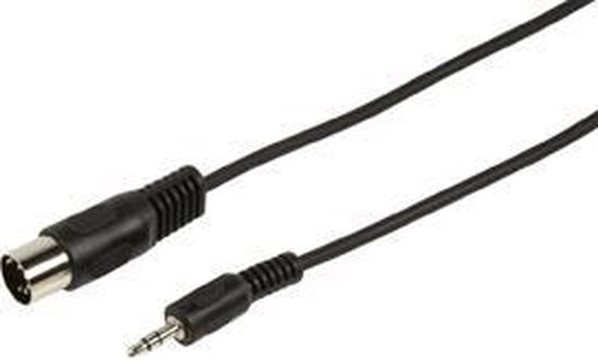 Câble audio Fiche DIN 5 broches (180 °) - Fiche stéréo 3,5 mm 1,50 m | bol