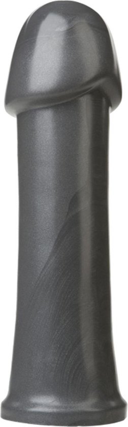 Doc Johnson American BS Buttplug/anaaldildo American Bombshell B-10 Torpedo Gun Metal zilver - 26,16 cm
